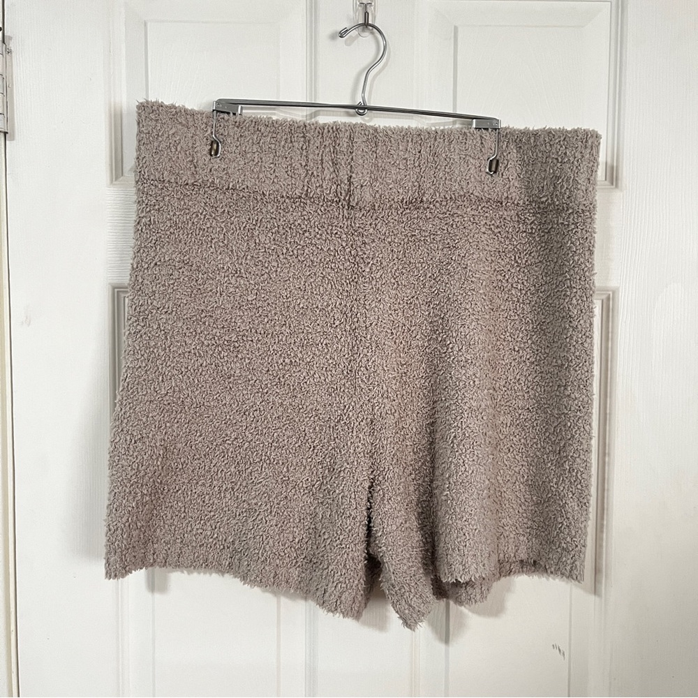 Tan Cozy Knit Skims Shorts